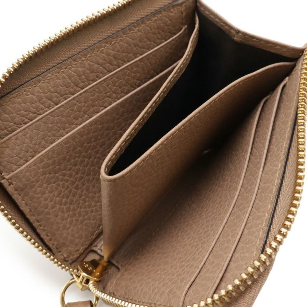 Gucci GG Marmont Compact Wallet Beige - Picture 5 of 8